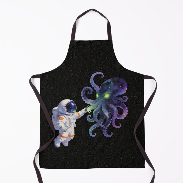 Item preview, Cute Astronaut and Cosmic Octopus – Whimsical Galaxy Space Creature Illustration designed and sold by cr6zym1nd.