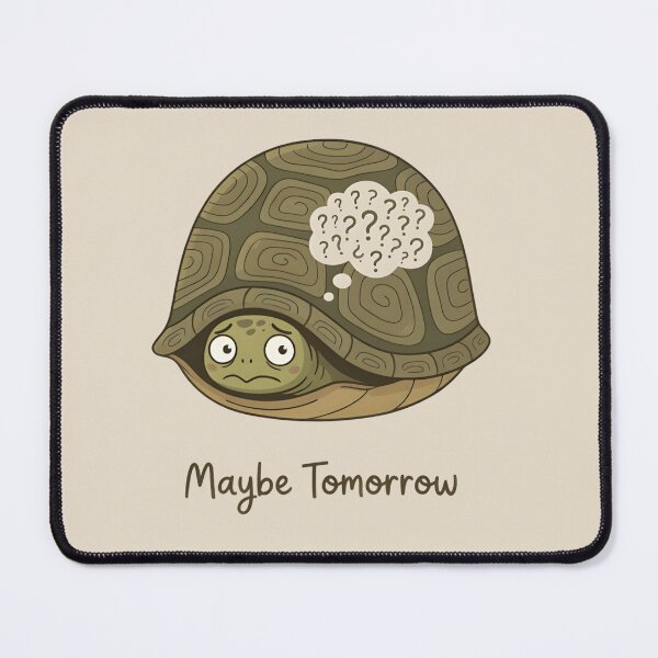 Item preview, Overthinking Turtle Meme T-Shirt & Sticker – Relatable Slow Life Humor designed and sold by ZyxDes.
