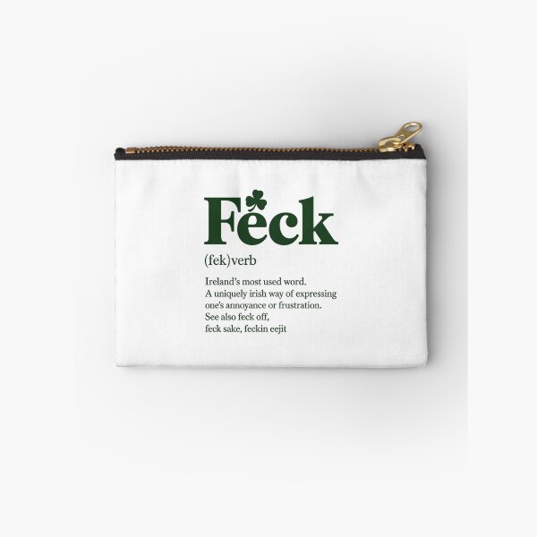 Item preview, Feck Irish Shamrock St Patrick's Day Irish Sayings designed and sold by FaithAbbott.