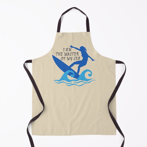 Item preview, I Am the Master of My Sea – Surfer Quote Ocean Wave Surfing Design designed and sold by Dimu Co..