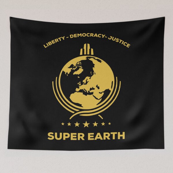 Item preview, Super Earth Diving Into Hell For  designed and sold by MrMaryjaMurphy.