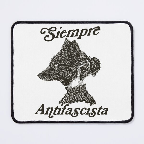 Item preview, Siempre Antifascista, Retro Wolf Shirt, Political Activism - Feminist Resistance designed and sold by borenclolahroy.