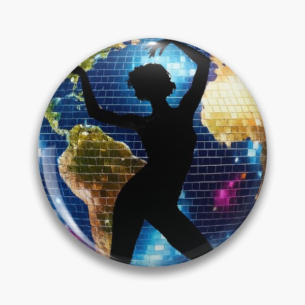 Item preview, Always Kissing Disco Sometimes – Retro Disco Globe Dance Art designed and sold by AnimalAirtistry.