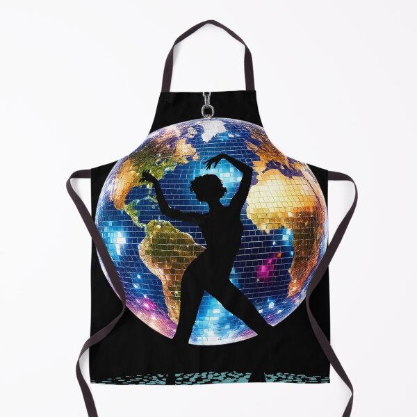 Item preview, Always Kissing Disco Sometimes – Retro Disco Globe Dance Art designed and sold by AnimalAirtistry.