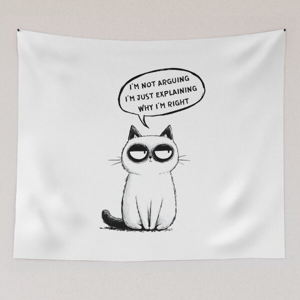 Item preview, I’m not arguing. I’m just explaining why I’m right. designed and sold by toriodesigns.