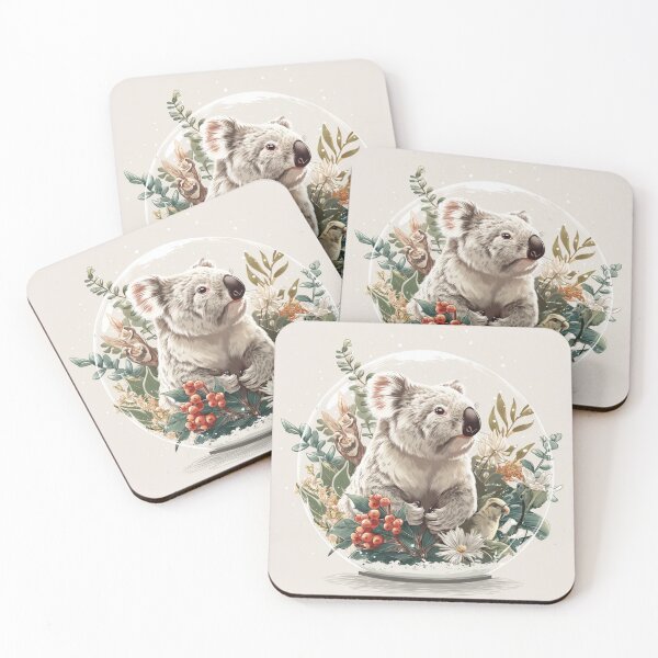 Item preview, Koala in Snow designed and sold by bubblyrainbow.
