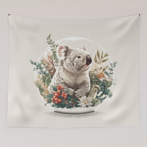 Item preview, Koala in Snow designed and sold by bubblyrainbow.