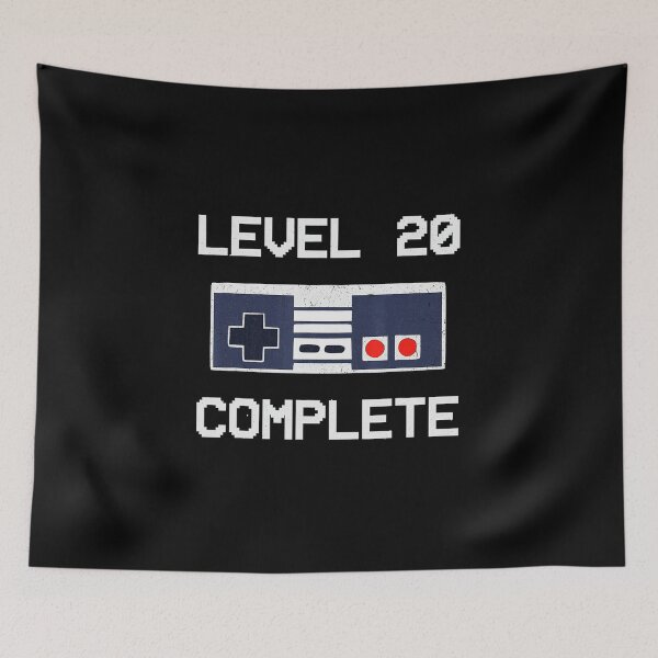 Item preview, Level 20 Complete Funny 20th Anniversary Gaming designed and sold by FGTV2021.