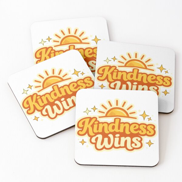 Item preview, Kindness Wins Retro Sunshine Typography | Positive Kindness Quote Design designed and sold by NuniDesigns.