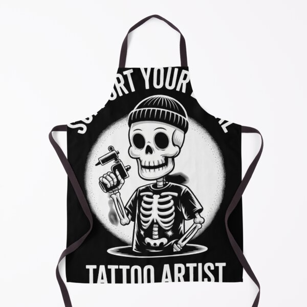 Item preview, Support Your Local Tattoo Artist Skeleton designed and sold by BrendenDicken.
