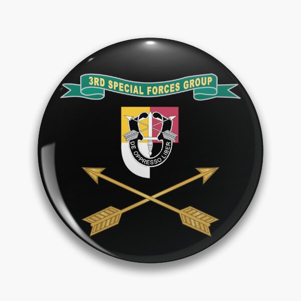 Item preview, Army - 3rd Special Forces Group - Flash w Ribbon - Br X 300 designed and sold by Military Insignia Products.
