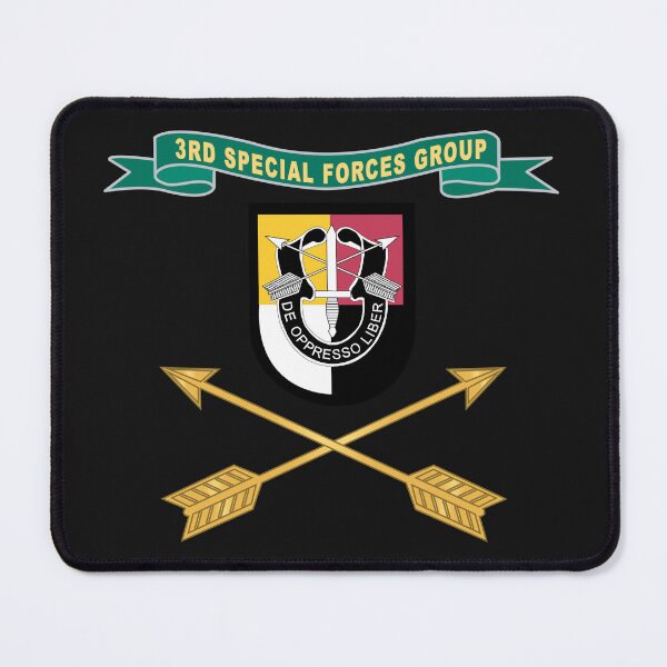 Item preview, Army - 3rd Special Forces Group - Flash w Ribbon - Br X 300 designed and sold by Military Insignia Products.
