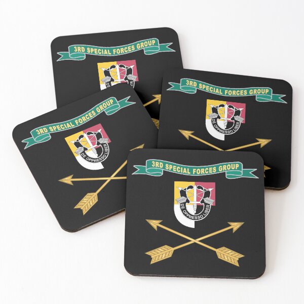 Item preview, Army - 3rd Special Forces Group - Flash w Ribbon - Br X 300 designed and sold by Military Insignia Products.