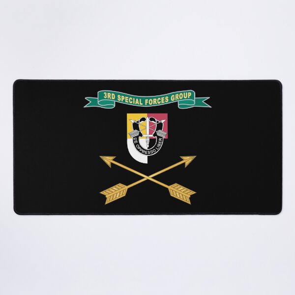 Item preview, Army - 3rd Special Forces Group - Flash w Ribbon - Br X 300 designed and sold by Military Insignia Products.