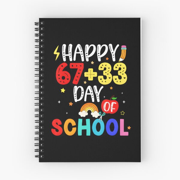 Item preview, Happy 67 + 33 Day of School Funny Math Celebration designed and sold by gladysenglish.