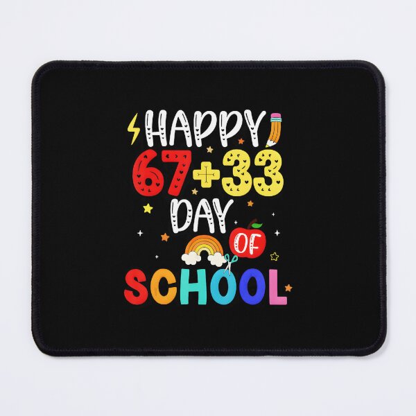 Item preview, Happy 67 + 33 Day of School Funny Math Celebration designed and sold by gladysenglish.