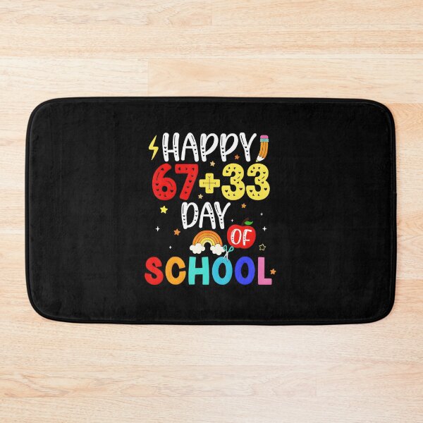 Item preview, Happy 67 + 33 Day of School Funny Math Celebration designed and sold by gladysenglish.