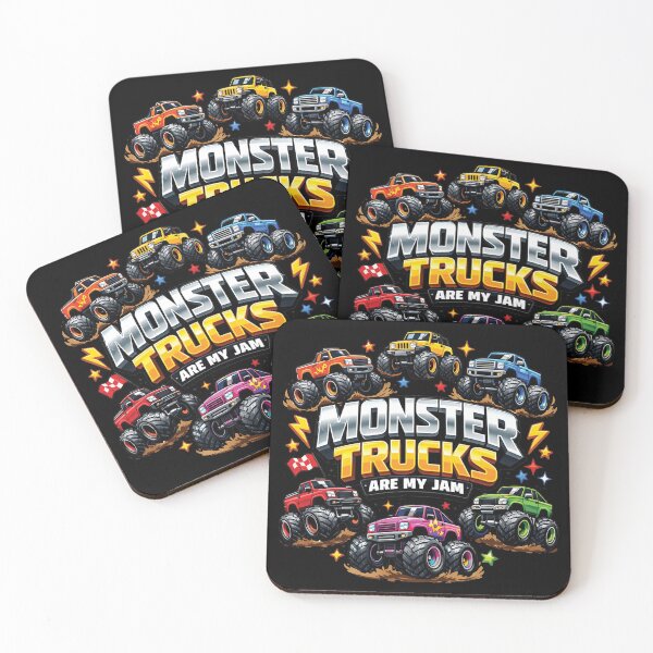 Item preview, Monster Truck, Monster Trucks Are My Jam, Boy Cars, Monster Jam designed and sold by zozozoshion.