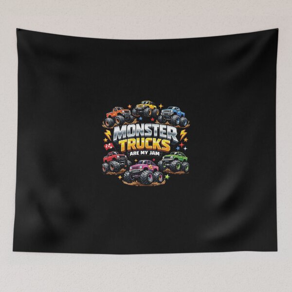 Item preview, Monster Truck, Monster Trucks Are My Jam, Boy Cars, Monster Jam designed and sold by zozozoshion.