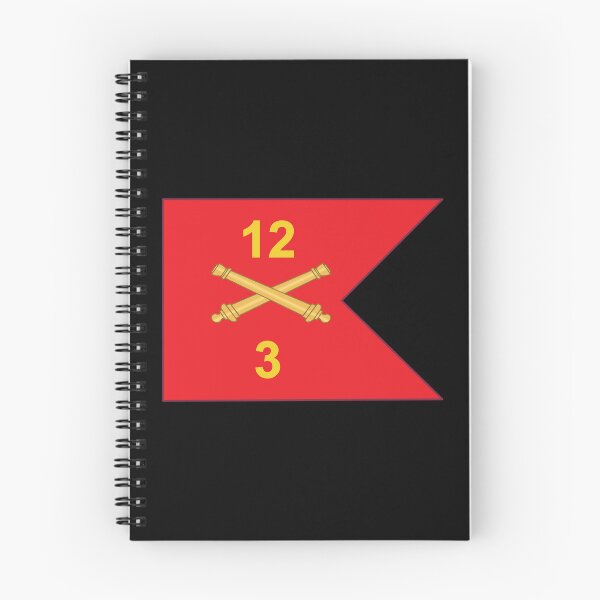 Aperçu de l'œuvre Armée - 3e Bataillon, 12e Régiment d'Artillerie - Guidon X 300 créée et vendue par Military Insignia Products.
