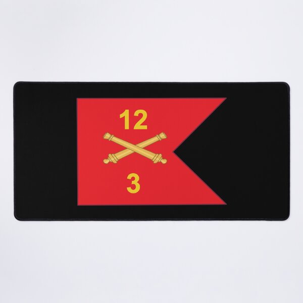 Item preview, Army - 3rd Battalion, 12th Artillery Regiment - Guidon X 300 designed and sold by Military Insignia Products.