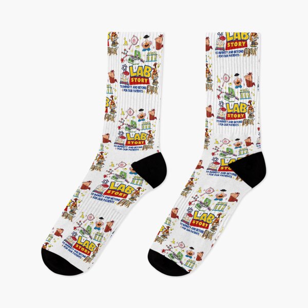 Item preview, Lab Story Lab Week 2026 Medical Laboratory Technician Cartoon designed and sold by JaquelinDach.
