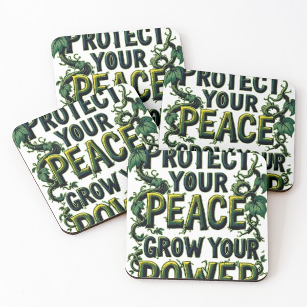 Item preview, Protect Your Peace Grow Your Power Vine Design On designed and sold by DesigntshirtWB.
