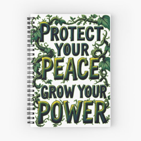 Item preview, Protect Your Peace Grow Your Power Vine Design On designed and sold by DesigntshirtWB.