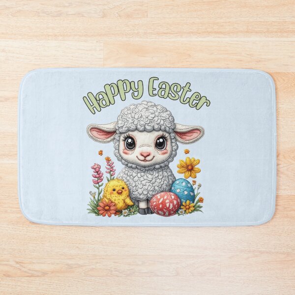 Item preview, Happy Easter Lamb and Chick  designed and sold by Forevermore.