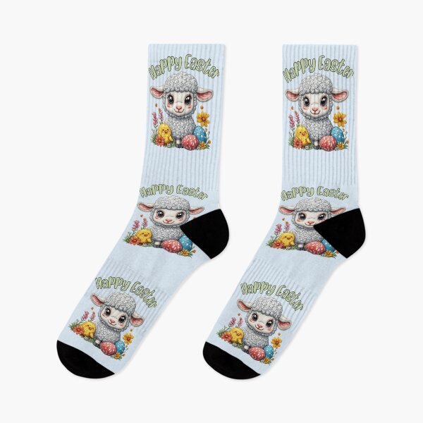 Item preview, Happy Easter Lamb and Chick  designed and sold by Forevermore.