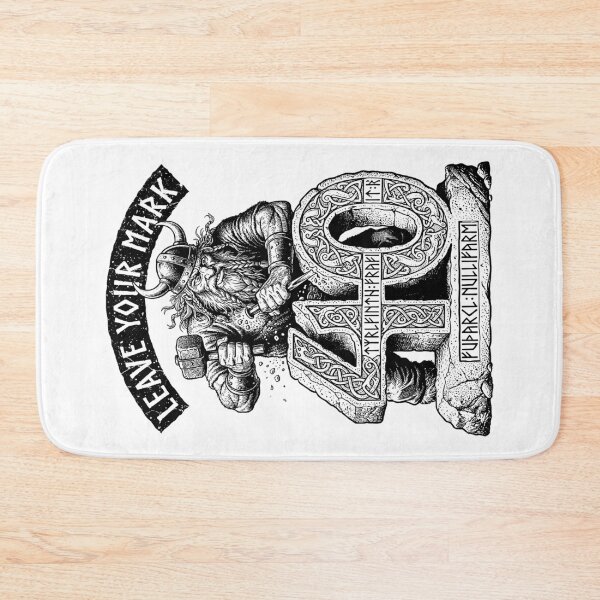 Item preview, 40th Birthday Viking Old Man Runestone Funny Norse Warrior designed and sold by GrandeDuc.