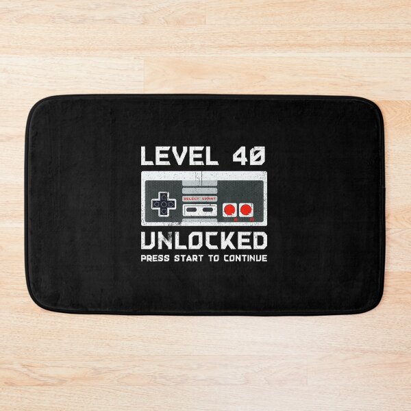 Item preview, Level 40 Unlocked Funny Gamer 40th Birthday designed and sold by FGTV2021.