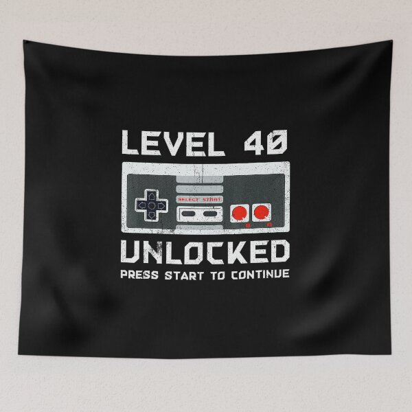 Item preview, Level 40 Unlocked Funny Gamer 40th Birthday designed and sold by FGTV2021.