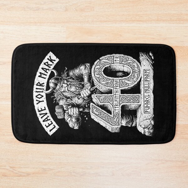 Item preview, 40th Birthday Viking Old Man Runestone Funny Norse Warrior designed and sold by GrandeDuc.