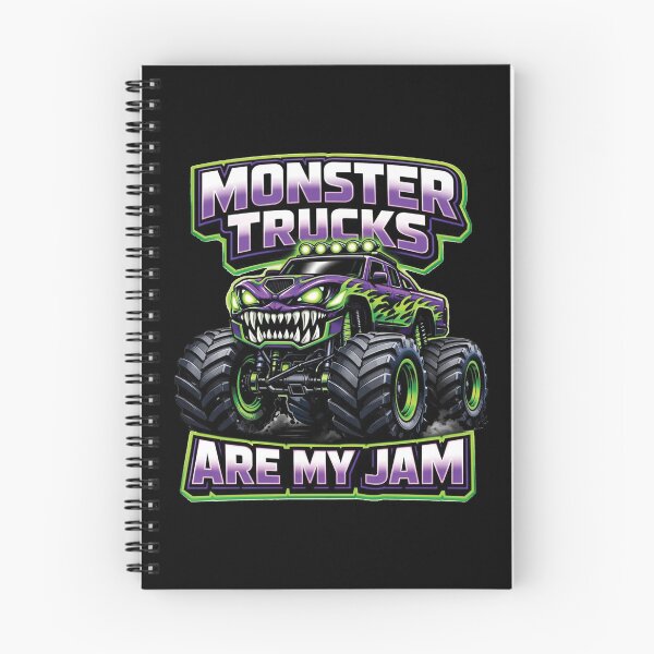 Item preview, Monster Trucks Are My Jam, Purple Green Monster Truck Sublimation, Boys Racing, Monster Jam designed and sold by zozozoshion.