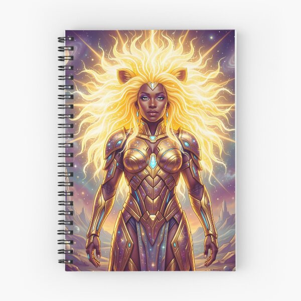 Item preview, Afrofuturistic Leo Cosmic Warrior designed and sold by ChloeDesigns401.