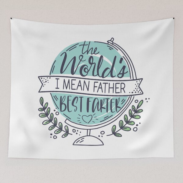 Item preview, World's Best Farter I Mean Father Funny Dad Joke Shirt – Hilarious Father’s Day Gift for Dad designed and sold by artworkathome.