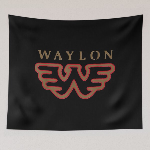 Item preview, Waylon Jennings Flying Logo  designed and sold by BrendenDicken.