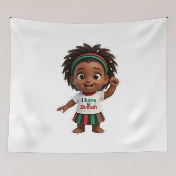Item preview, I Have a Dream – Unity & Freedom Mascot designed and sold by Wildborn74.