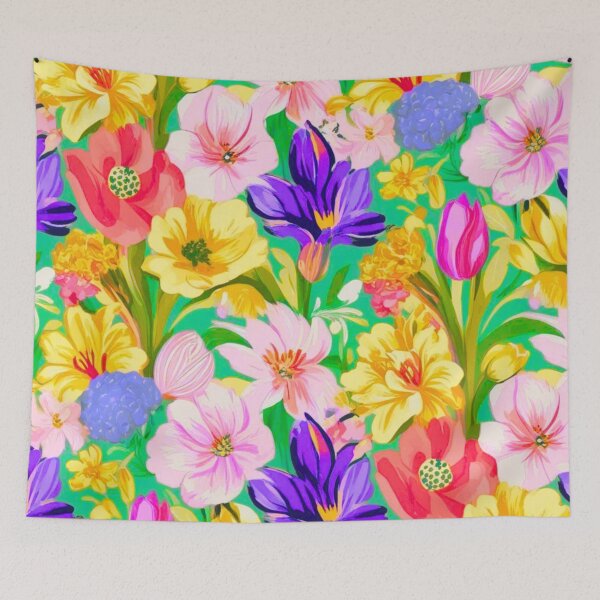 Item preview, Floral Vivid Pattern 2 designed and sold by AlinaSCorner.