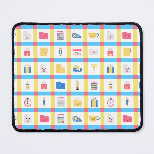 Item preview, Cute Back to School Office Supplies Seamless Pattern on Grid designed and sold by nuchz.