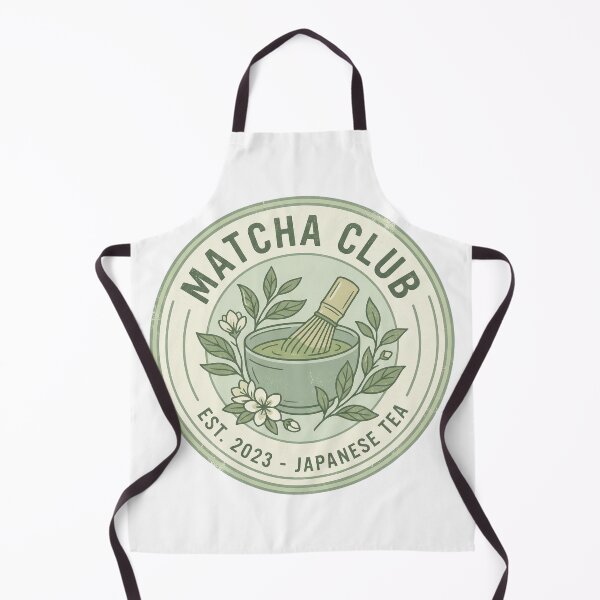 Item preview, Matcha Club Vintage Badge – Japanese Matcha Tea Lover Design designed and sold by ChipchaOddities.