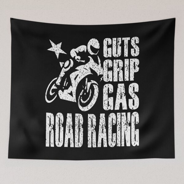 Item preview, Guts Grip Gas Road Racing Motorcycle Road Racer Sport Bike Racing motorsport fans motorcycle lovers designed and sold by Jt41.