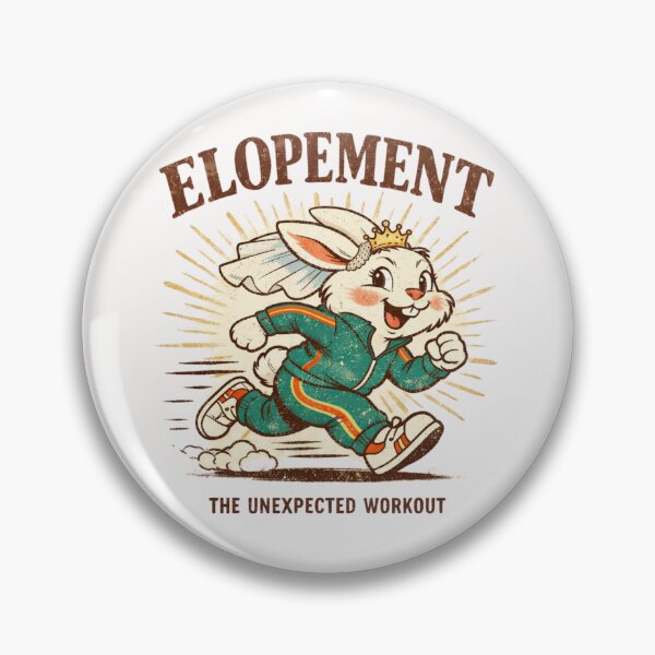 Item preview, Elopement The Unexpected Workout Wedding Couple Newlyweds designed and sold by Pawsome Quotes.