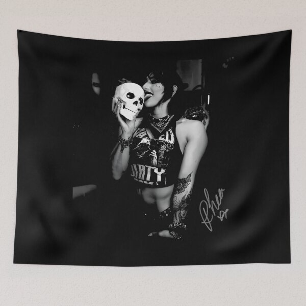 Item preview, Rhea Ripl.ey Skull Wrestling Horror designed and sold by archiwyzardArt.