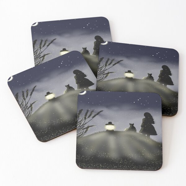 Item preview, Night walks with the cat  designed and sold by NejArt28.