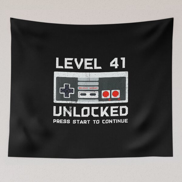 Item preview, Level 41 Unlocked Retro Gamer Birthday  designed and sold by FGTV2021.