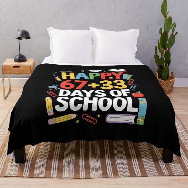 Item preview, Happy 67+33 Days of School Funny Math Celebration Design designed and sold by gladysenglish.