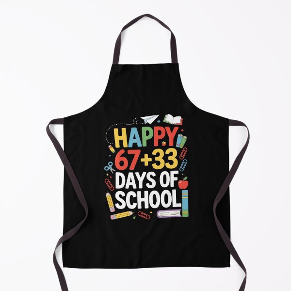 Item preview, Happy 67+33 Days of School Funny Math Celebration Design designed and sold by gladysenglish.