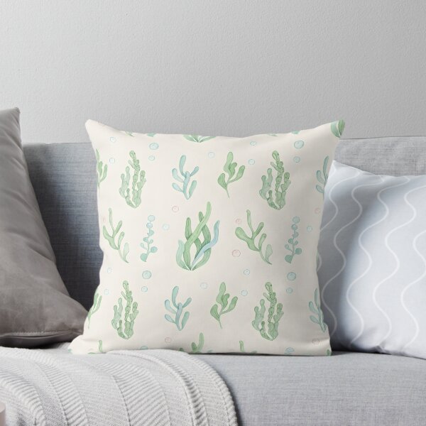 Item preview, Watercolor Seaweed Pattern designed and sold by naragon4289.